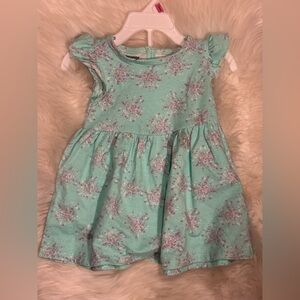 Infant Girl Purple and Aqua Sparkly Dress and Bloomers Size 12 Months NWOT